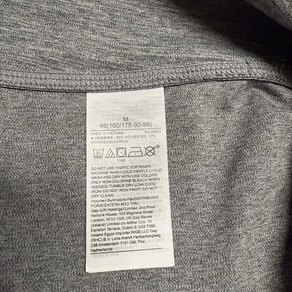 GAPFIT STUDIO SKY HIGH LEGGINGS SIZE M GRAY HEATHERED HIGH RISE STRETCH ATHLETIC - Picture 6 of 9